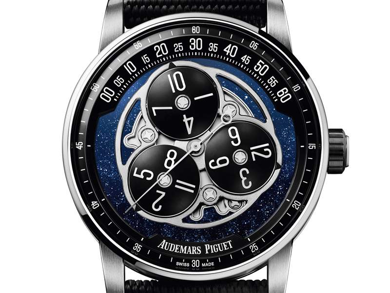 愛彼推出Code 11.59 Starwheel「星輪」數(shù)字轉(zhuǎn)盤腕表