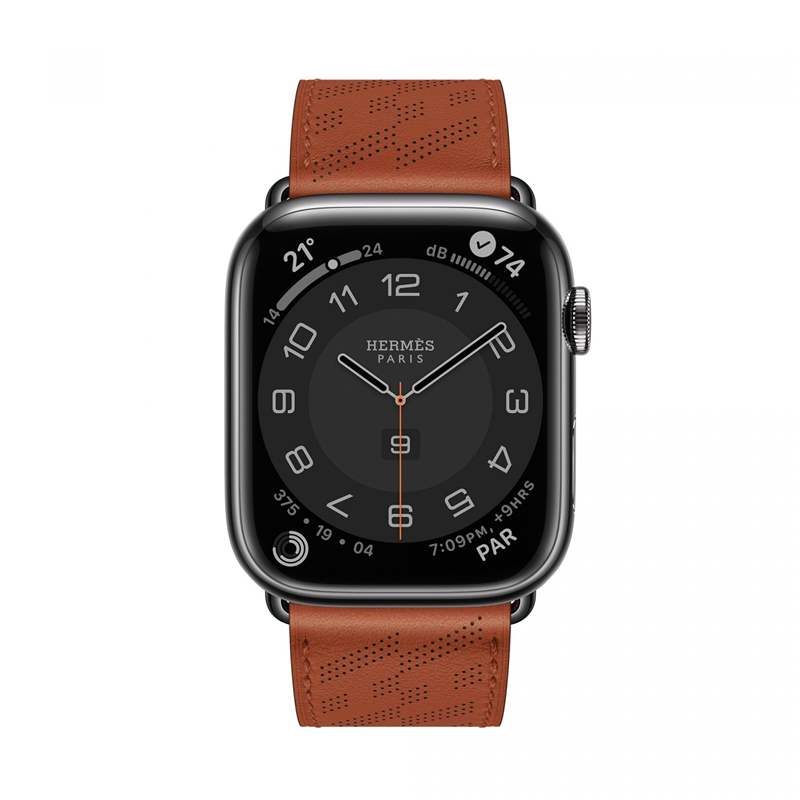 Hermès推出Apple Watch表帶新作：馬術鏈條元素，鏤孔H圖案