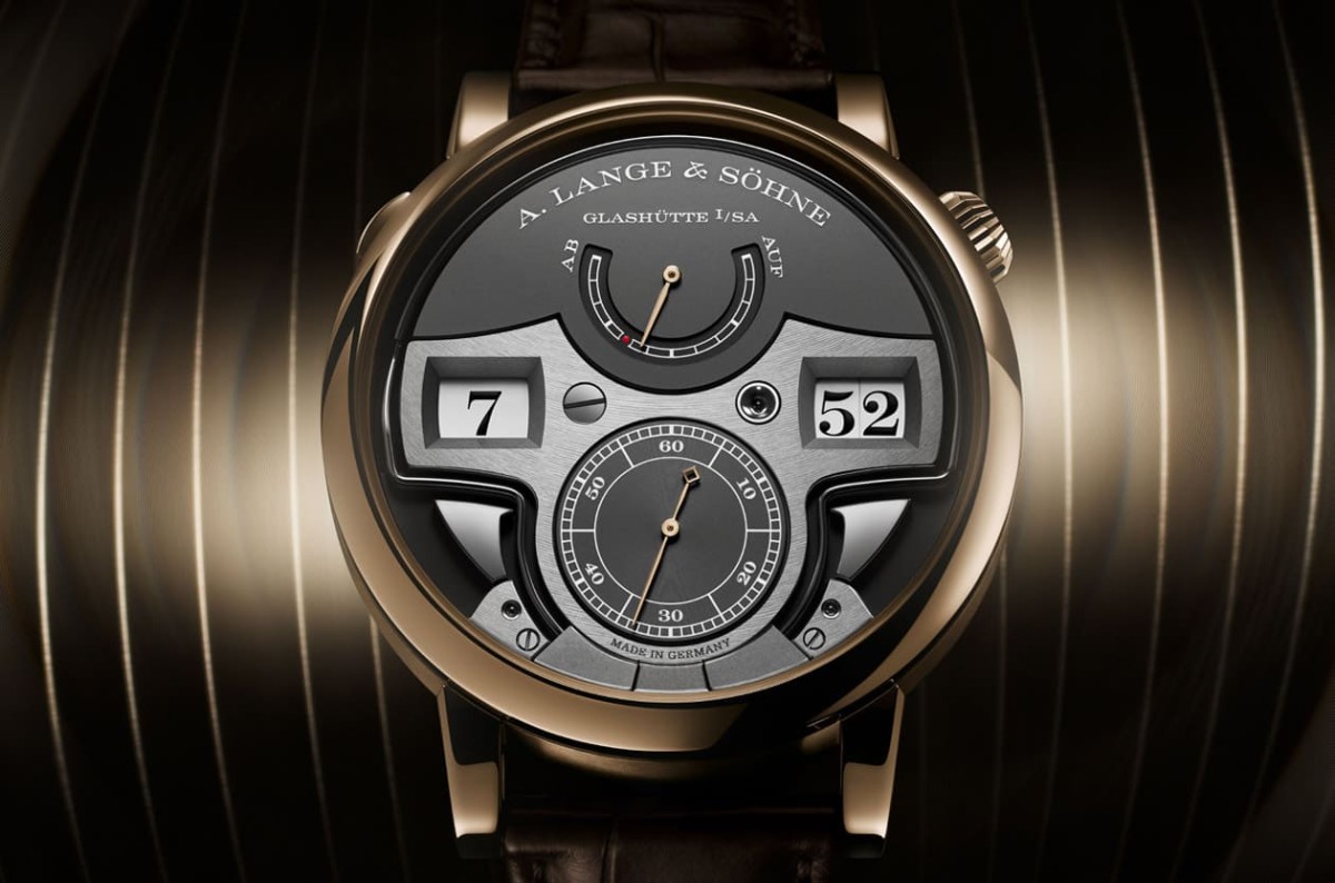 朗格Zeitwerk十進制三問表改采品牌獨家蜂蜜金材質(zhì)亮相