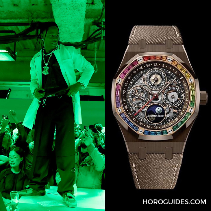 AUDEMARS PIGUET - 【名人表盒】盤點(diǎn)潮流風(fēng)向王Travis Scott戴些什么表