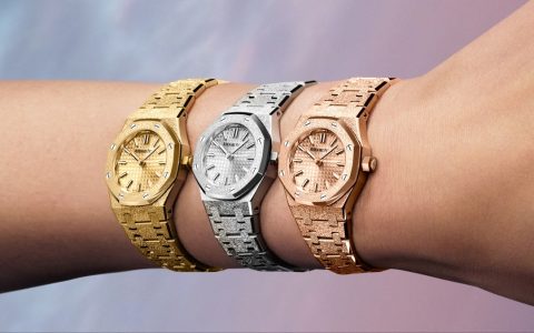 AUDEMARS PIGUET愛彼Royal Oak Mini系列三款霜金石英手表