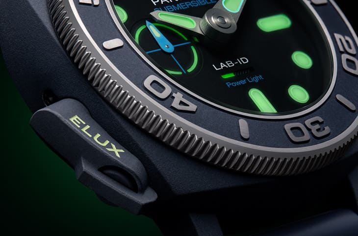 沛納海LAB-ID PAM01800腕表評(píng)測(cè)：創(chuàng)新「即按即亮」動(dòng)能發(fā)光技術(shù)