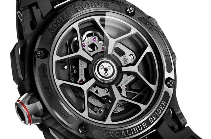 羅杰杜彼Excalibur Spider Flyback Chronograph：藍寶堅尼極速綠的腕上風暴