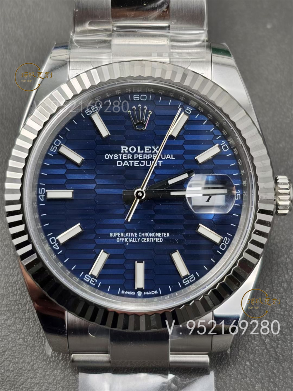 C廠Clean廠勞力士新品格紋(坑紋)盤41mm藍(lán)面日志126334腕表詳細(xì)評(píng)測