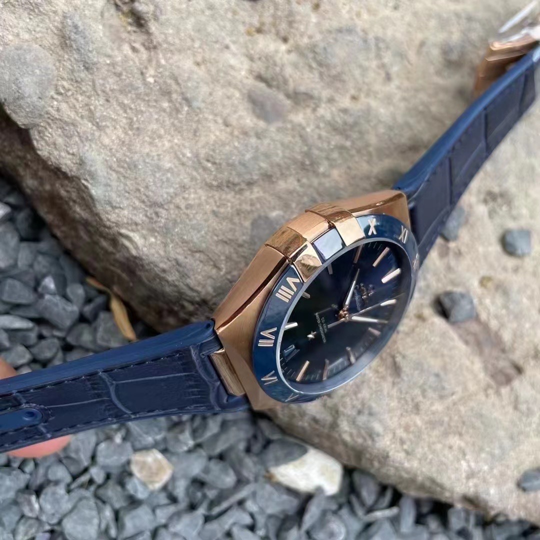 SBF廠VS廠歐米茄星座系列41毫米間玫瑰金藍盤細節(jié)怎么樣