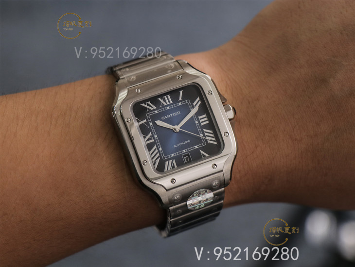 BV廠V2升級版卡地亞大號山度士WSSA0013孔雀藍腕表做工怎么樣