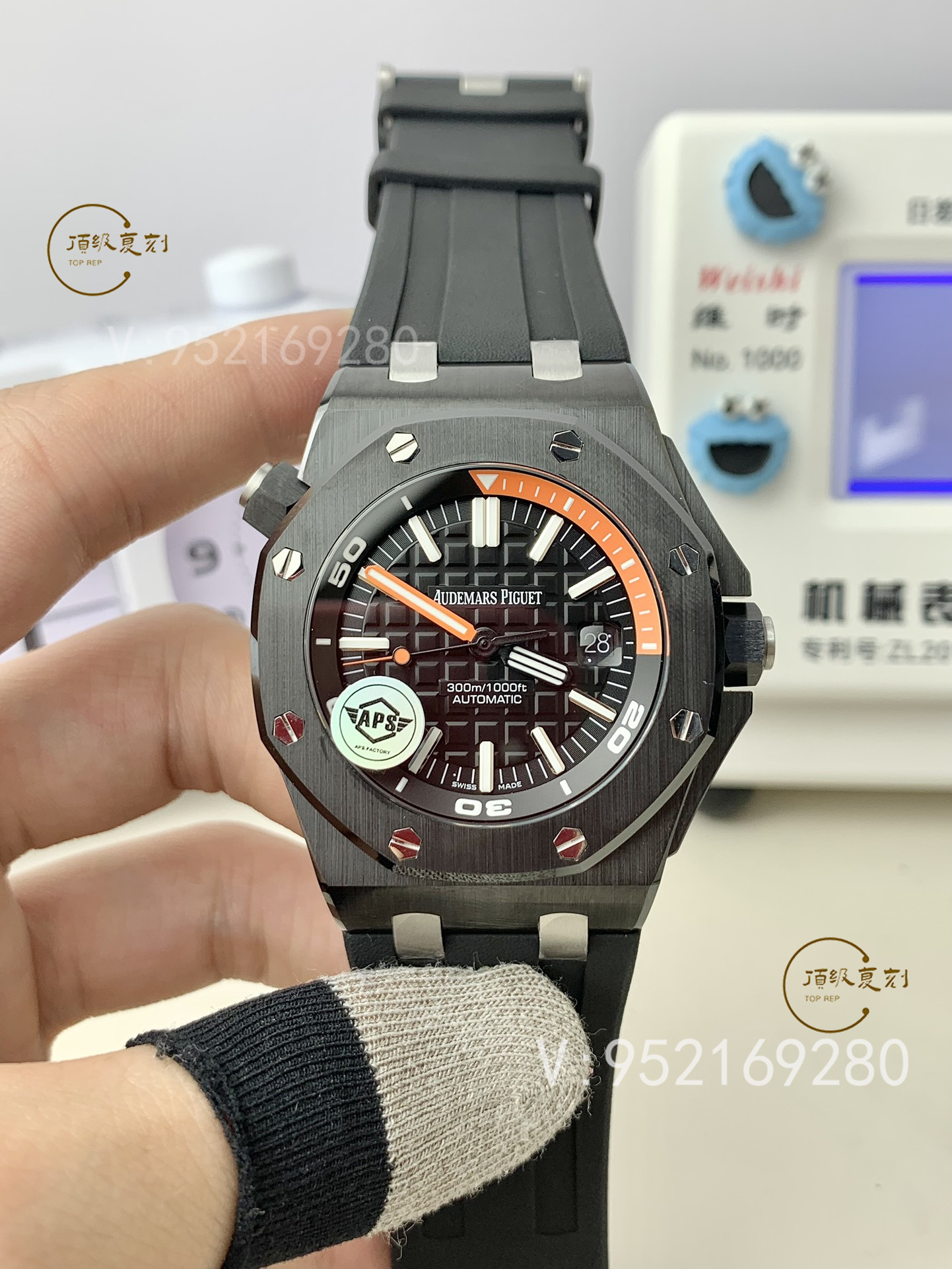 APS廠巔峰之作：愛彼皇家橡樹離岸型系列15707CE黑陶瓷腕表評(píng)測(cè)