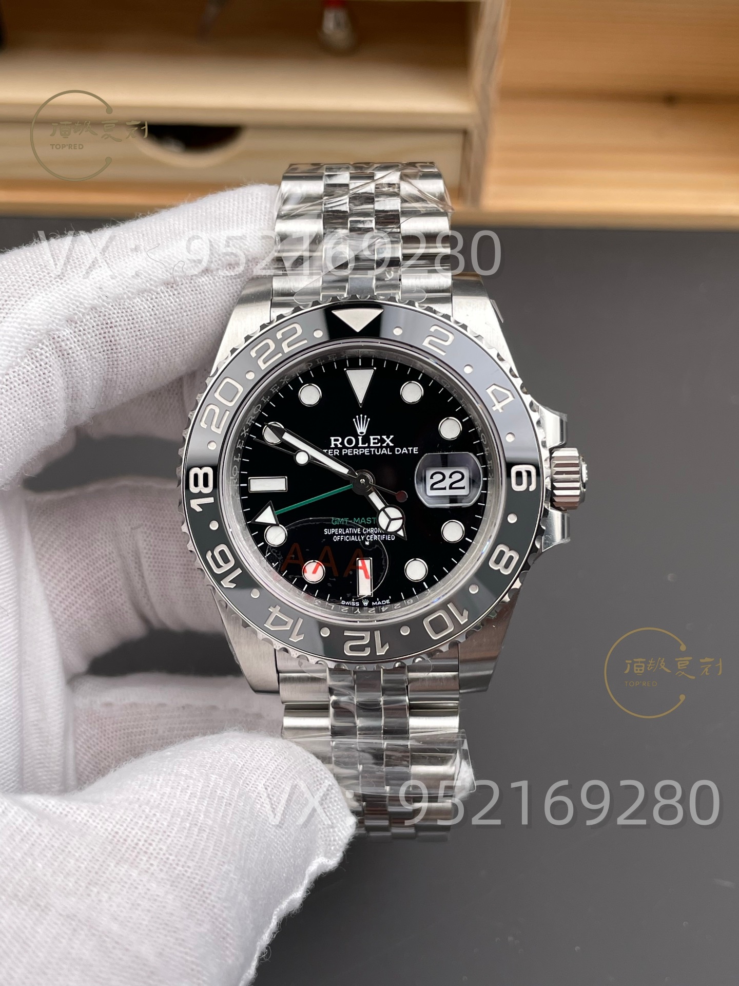 VS廠新品勞力士格林尼治灰黑皮蛋圈做工能超越C廠嗎？